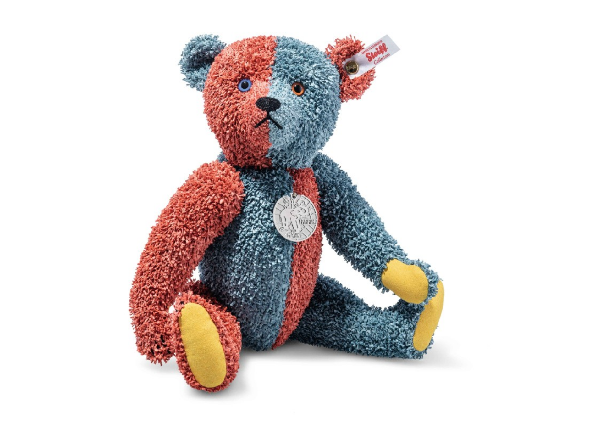 Steiff 675522 Pierrot　　シュタイフ Steiff made with Liberty fabric（Purple） | ドイツ最高級テディベア